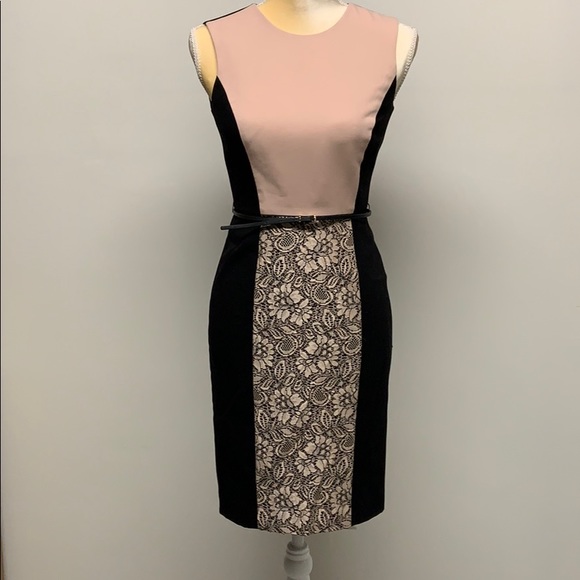 Calvin Klein Dresses & Skirts - 2P Calvin Klein Black & Pink Sleeveless Dress